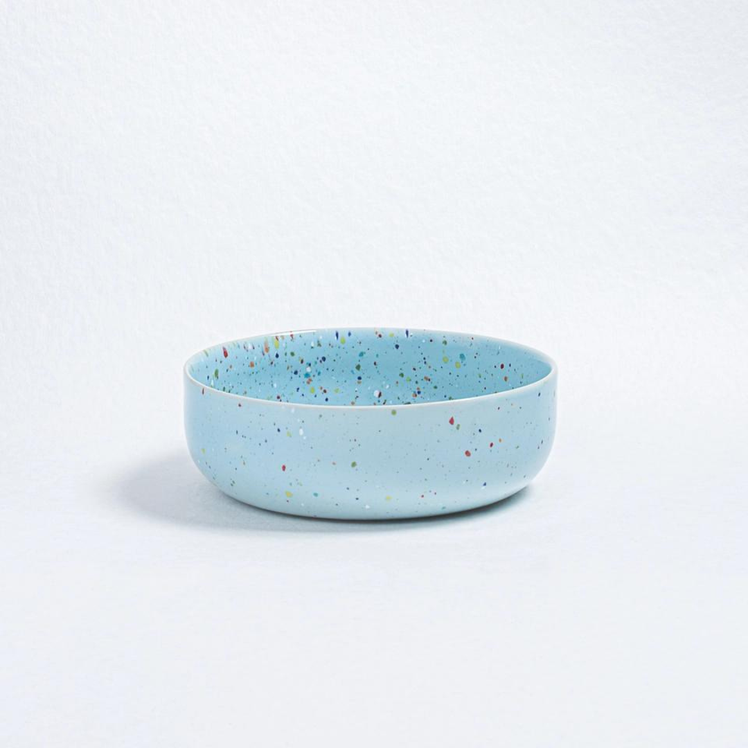 Egg Back Home 7.5" Blue Party Bowl Handmade Ceramics Gifts & Home
