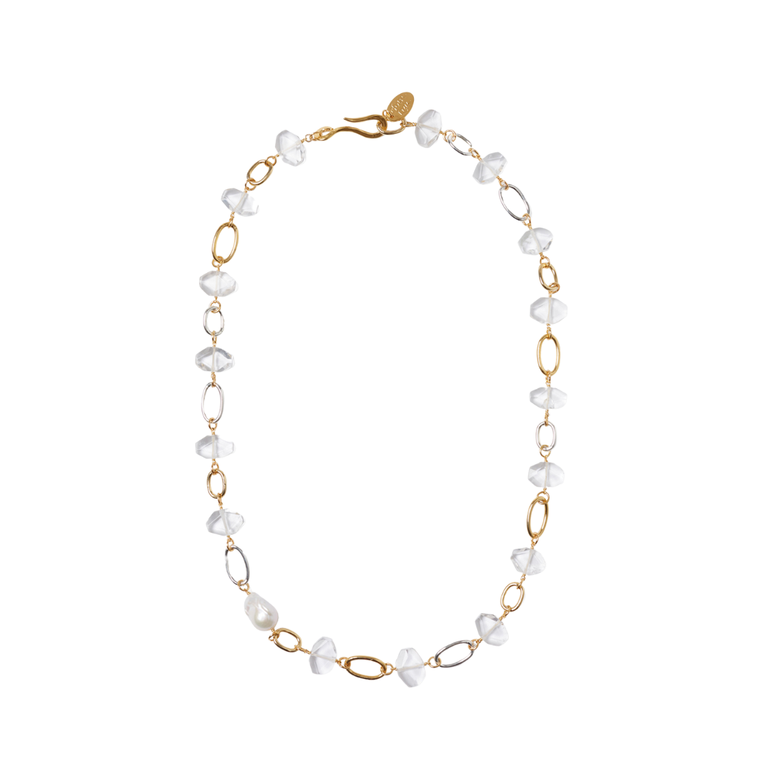 Chan Sutt Pearl Ally Necklace - Silver