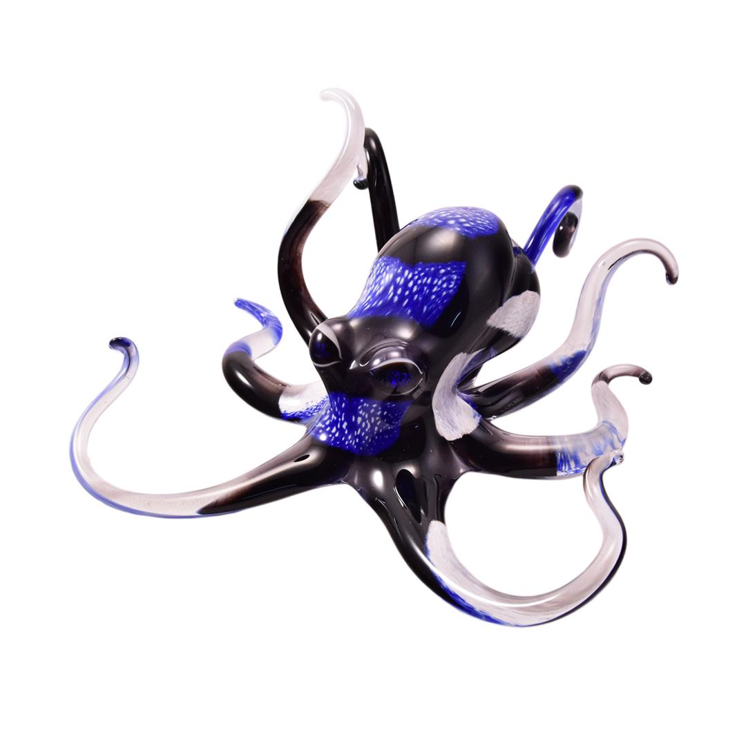 Michael Hopko Small Blue Tang Glass Octopus Handmade Northampton